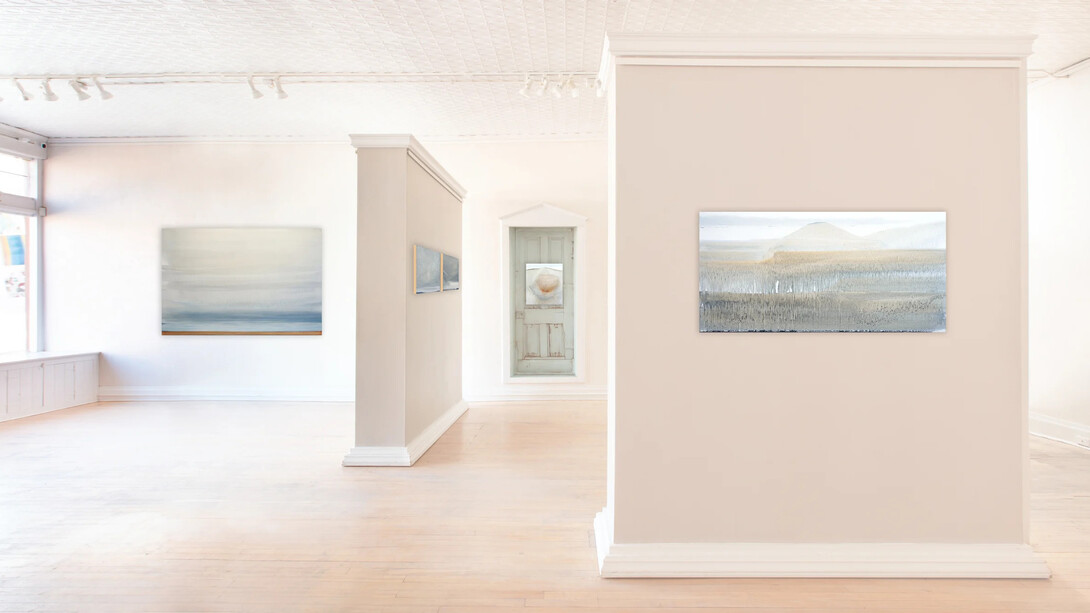 Anne Kaferle, Soft geometry, exhibition view. Courtesy of Nüart Gallery