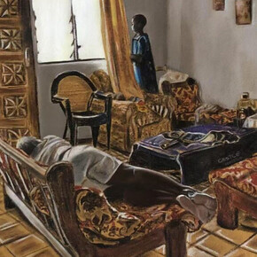 Be my guest, artwork in exhibition. Courtesy of PearlLam Gallery