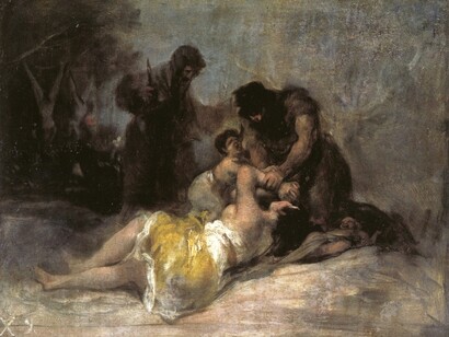 «Cena de violação e assassinato» (1808), Francisco de Goya