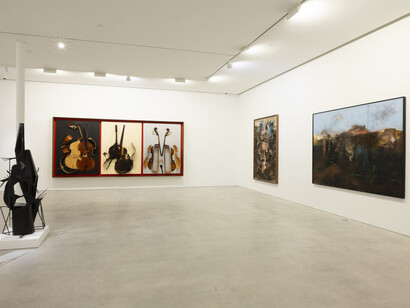 Various artists, Forms in space, exhibition view. Courtesy of Ascaso Gallery