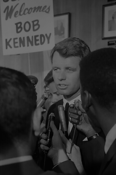 Robert F. Kennedy and Ethel Kennedy at the 1964 Democratic National Convention