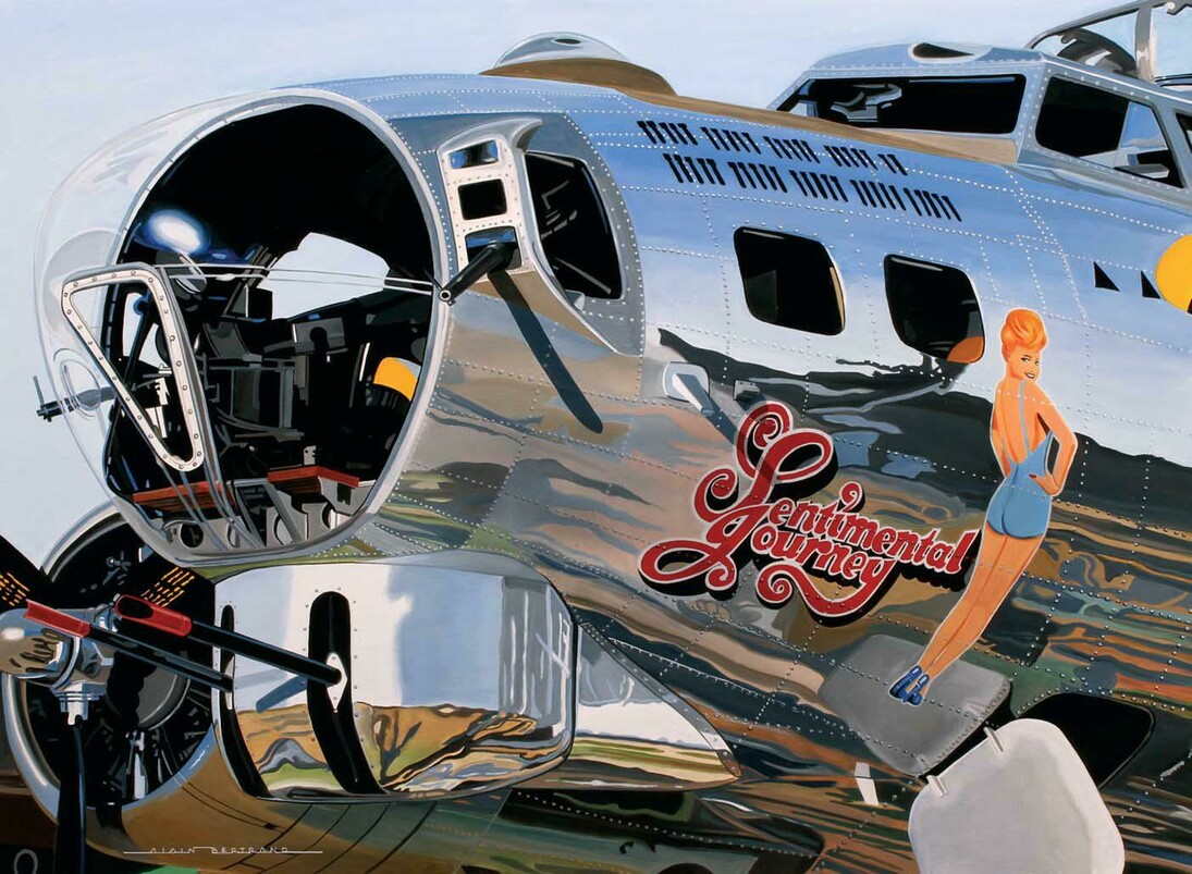 B 17 Sentimental Journey 81 x 100 cm