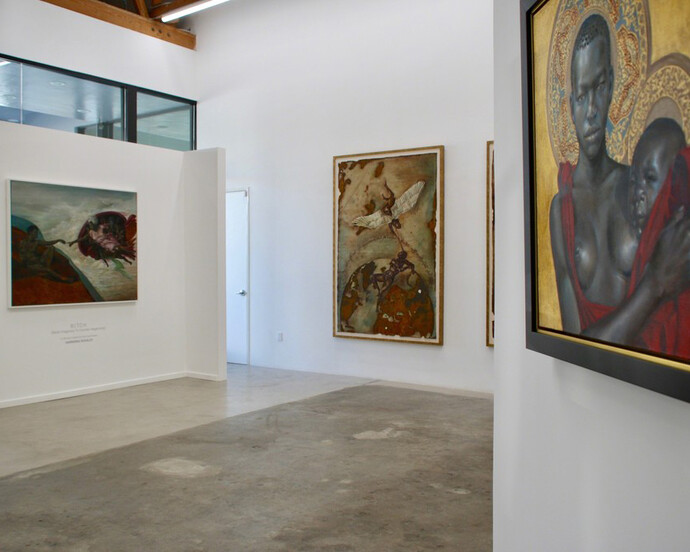 Black Imaginary To Counter Hegemony, Exhibition view. Courtesy of Simard Bilodeau Contemporary