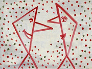 Helmut Middendorf, Talkshow (detail), 1995. Acrylic on canvas, 140 x 100 cm, Courtesy of the artist and MOT International London and Brussels