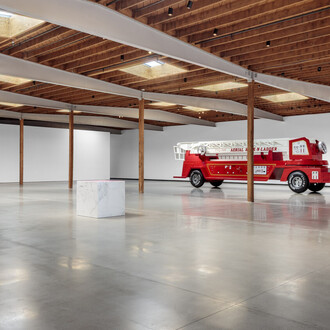 Charles Ray, exhibition view. Courtesy of Jeffrey Deitch