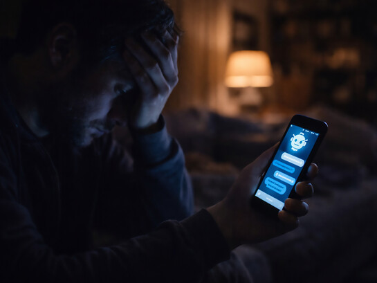 A late-night conversation with an AI therapist highlights the growing tension between digital convenience and the human realities of mental health care