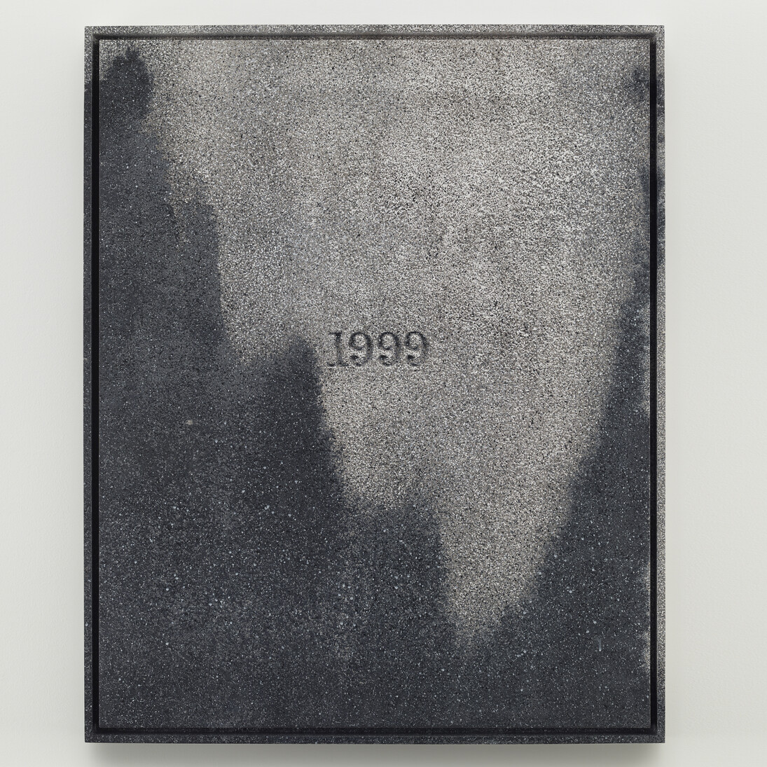 Paul Sietsema, 1999, 2014, Acrylic ink on linen mounted to panel in artist's frame, 49 x 39 3/4 inches. ©Paul Sietsema, Courtesy Matthew Marks Gallery