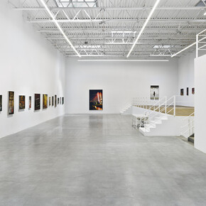 Ryan McGinley, Night shift, exhibition view. Courtesy of Jeffrey Deitch