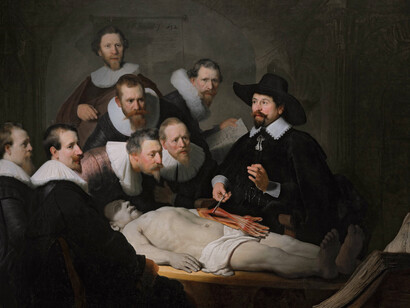 «Lección de anatomía del Dr. Nicolaes Tulp» (1632), Rembrandt