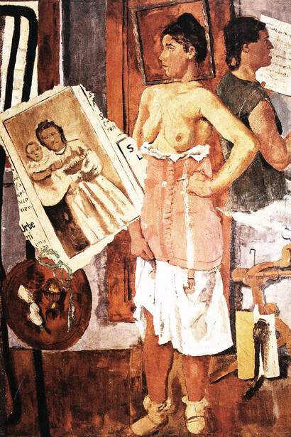 Fausto Pirandello, Interior in the Morning, 1931, Oil on canvas, 178 x 151 cm, Centre Pompidou, Paris, Musée national d’art moderne / Centre de création industrielle
