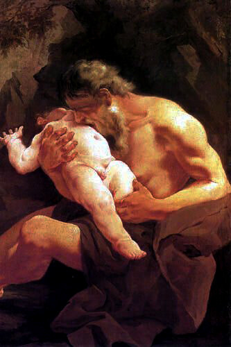Saturn Devouring His Son by Rubens