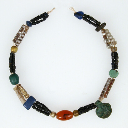 Date:4th–7th century
Geography:Made in Kharga Oasis, Byzantine Egypt
Culture:Coptic
Medium:Glass
Dimensions:Overall: L. 8 5/8 in. (21.9 cm)
Classification:Miscellaneous
Credit Line:Rogers Fund, 1931