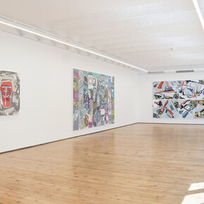 Luis Gordillo, Diccionario proteínico, exhibition view. Courtesy of Prats Nogueras Blanchard