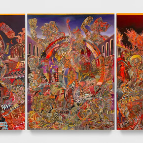Zio Ziegler, The self reinforcing myth of "I" (detail), 2019. Courtesy of Almine Rech Gallery