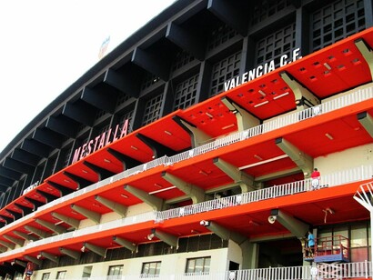 Fachada exterior de Mestalla, Valencia