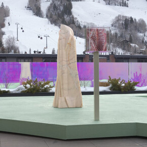 Shahryar Nashat, Raw is the red, exhibition view. Courtesy of Aspen Art Museum