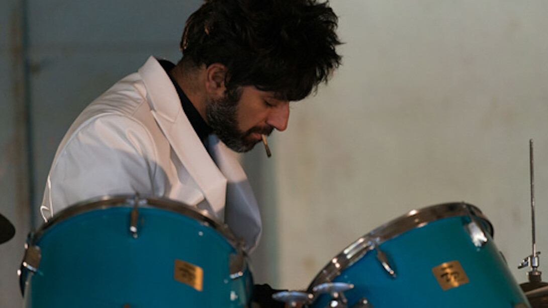 Nikhil Chopra, Drumsolo at the Mill, Exhibition view. Courtesy of Galleria Continua