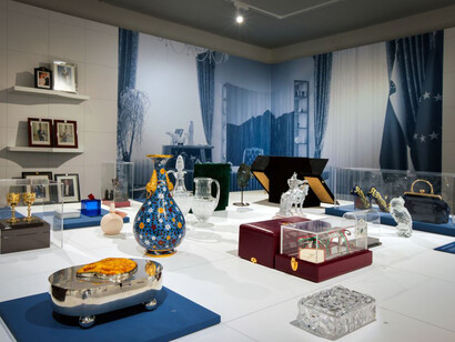 Gifts to the state, exhibition view. Courtesy of National Museum of Contemporary History of Slovenia
