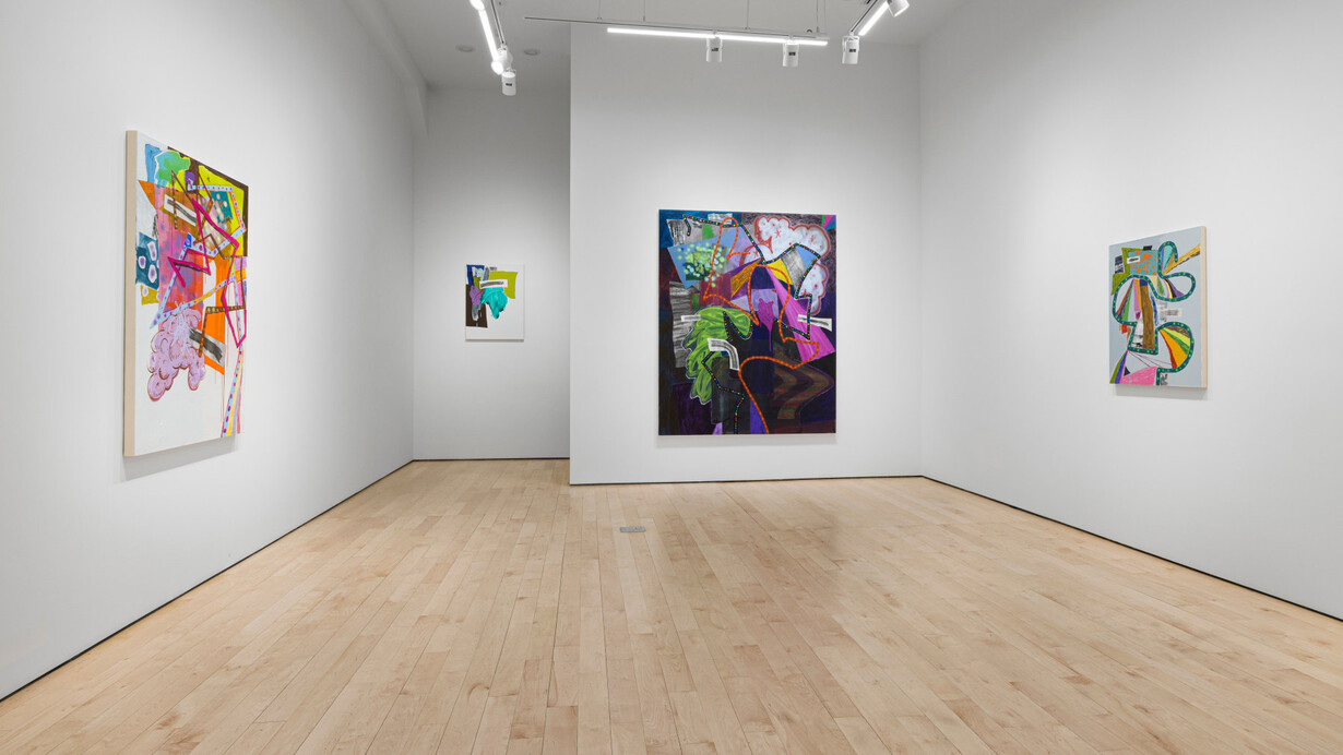 Shane Walsh, Shadow arcade, exhibition view. Courtesy of Asya Geisberg Gallery
