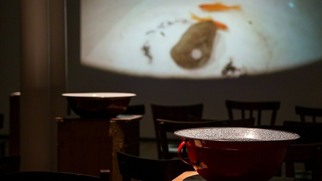 Jannis Kounellis, Theodoros Terzopoulos Die Hamletmaschine by Heiner Müller, Exhibition view, Photos by Lucrezia Roda. Courtesy of Galleria Fumagalli