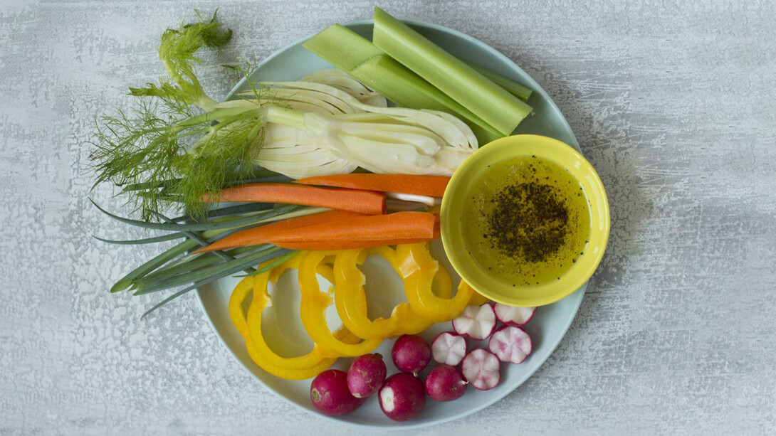 The Roman "cazzimperio", that is the “pinzimonio” or vinaigrette where to dip raw veggies