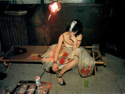 Nan Goldin, Trixie on the cot, NYC, 1979, (From the Ballad of Sexual Dependency), Cibachrome print 
© Nan Goldin, Courtesy Artist & Guido Costa Projects
