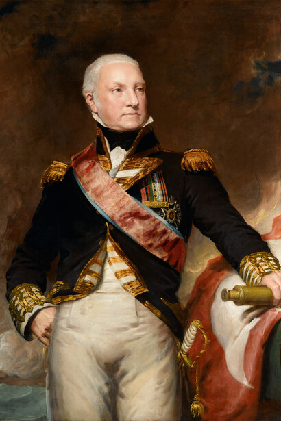 Admiral Edward Pellew first Vicount Exmouth 1757 - 1833 by Samuel Drummond