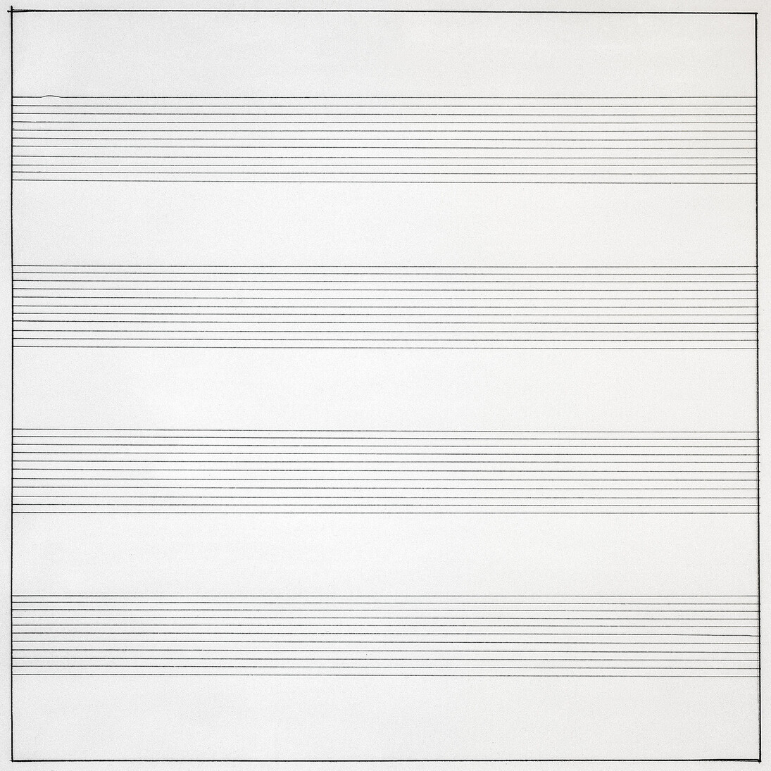 Agnes Martin (1912-2004), Untitled #10 1990, Pace Gallery, New York © 2015 Agnes Martin / Artists Rights Society (ARS), New York
