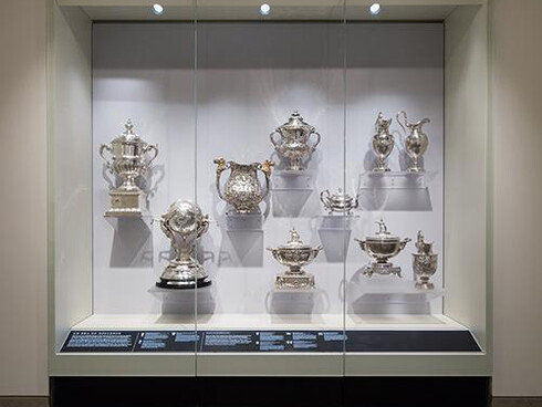 Roy J. Zuckerberg Hall of American Silver. Courtesy of New-York Historical Society