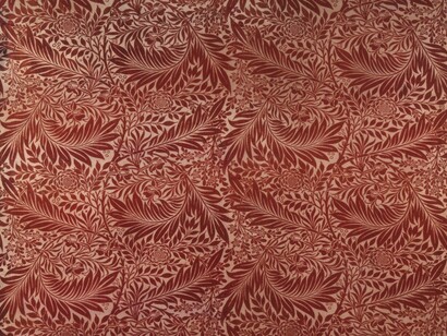 William Morris, Larkspur printed cotton, Museo del Novecento, Milan, Italy