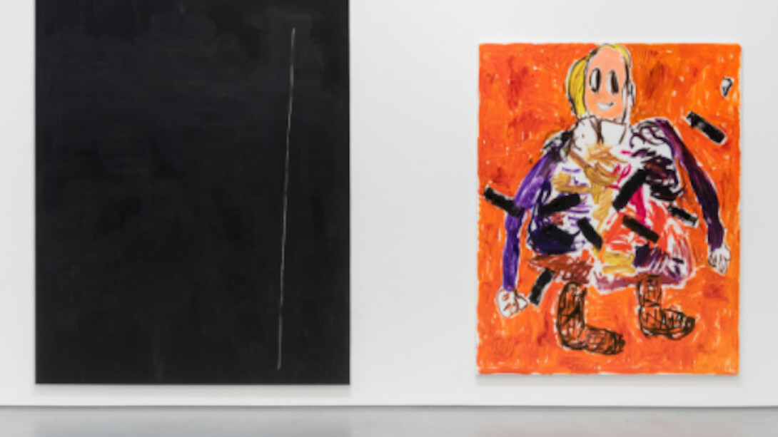 André Butzer, Exhibition view. Courtesy of Galerie Max Hetzler