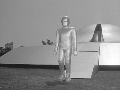 Fotograma de la película «The Day the Earth Stood Still», dirigida por Robert Wise
