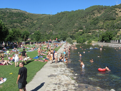 Playa de Villafranca del Bierzo (León)