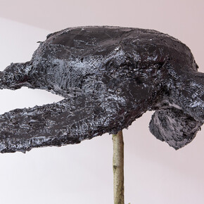 John Russell, Transformational Joy (detail), 2014, wood, metal, mixed media sculpture, dimensions variable, courtesy of the artist and Motinternational London & Brussels