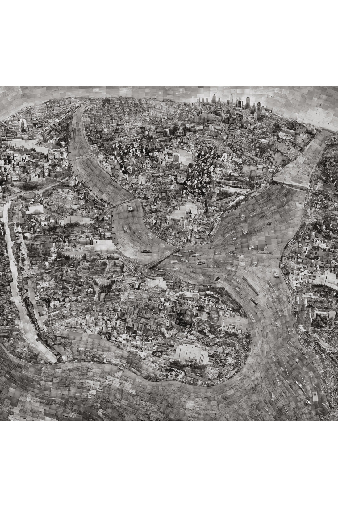 Diorama Map Istanbul, 2010 - 2011 © Sohei Nishino, Courtesy Michael Hoppen Gallery 

