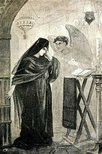 «Tamara nella bara», opera di Michail Vrubel'