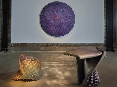 Nick Missel, Objects in mirror are closer than they appear, exhibition view. Courtesy of Wexler Gallery