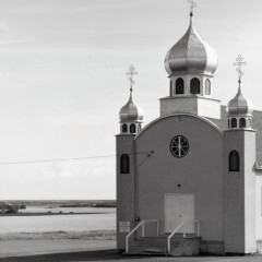 Orest Semchishen, Église catholique ukrainienne St. Elia, Spirit River, Alberta, septembre 1975, tiré en 1990