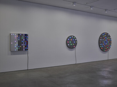 Tatsuo Miyajima, Many lives, exhibition view. Courtesy of Lisson Gallery 