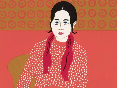 Phyllis Sloane,
Natalie (detail), 15/20 1969,
screenprint,
20 x 16 inches. Courtesy of the artist and Gerald Peters Contemporary