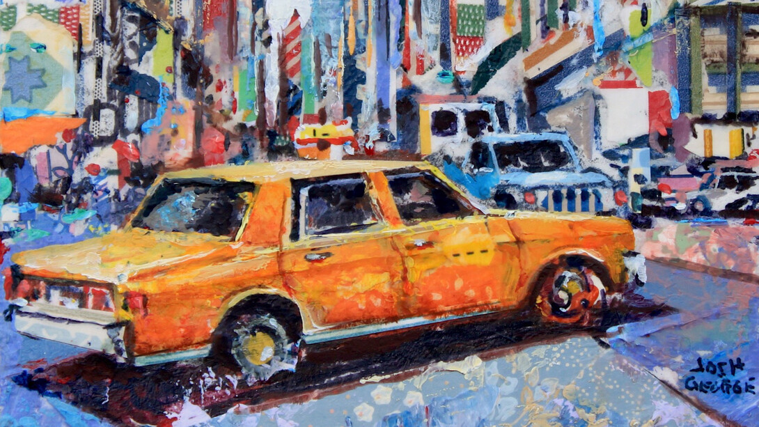 Josh George, You get a job, you become the job (detail), 2026. Courtesy of Abend Gallery