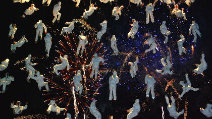 La Fura dels Baus in the Supreme Court Gardens, Perth - opening Perth International Arts Festival 2010