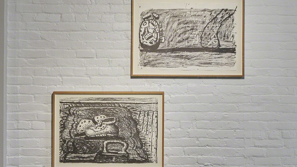Philip Guston. Courtesy of Timothy Taylor 16×34