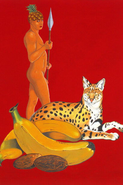 Luigi Mastrangelo, Africa (dettaglio), 1994. Cortesia di Mangano Galleria d’Arte