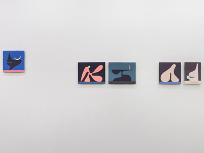 Cotelito, Ilusión concreta, vista de exhibición. Cortesía de Moria Galería