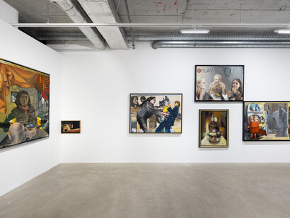 Veronika Rónaiová, Time spiral, exhibition view. Courtesy of White&Weiss Gallery