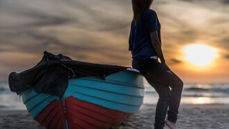 Sunset girl
