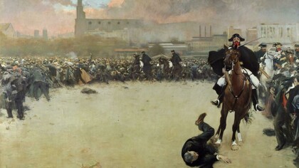 «La carga» (1899), Ramón Casas