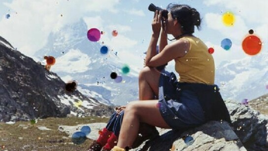 Sebastiaan Bremer, Large Schoener Goetterfunken VIII, 'Above The Starry Canopy' (Droben Ueber'm Sternenzelt), 2011, unique hand-painted chromogenic print with mixed media, 126.5 x 129 cm