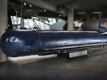 La galerie LeBreton, la collection de matériel militaire, vue d’exposition. Avec l’aimable autorisation du Canadian War Museum
